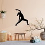 Wallity Yoga 5 Escultura de Pared de Metal Negra